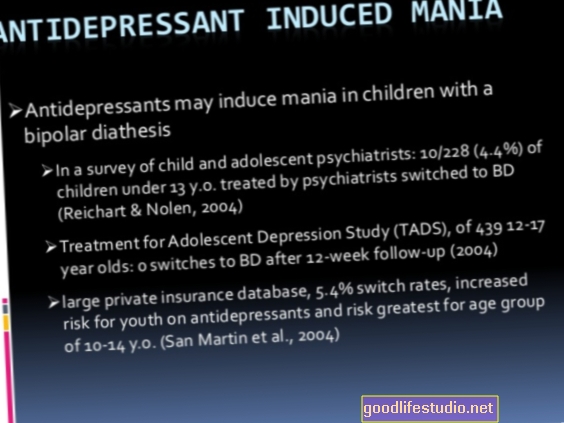 Antidepresantu izraisīta mānija, līdzīga bipolāriem traucējumiem
