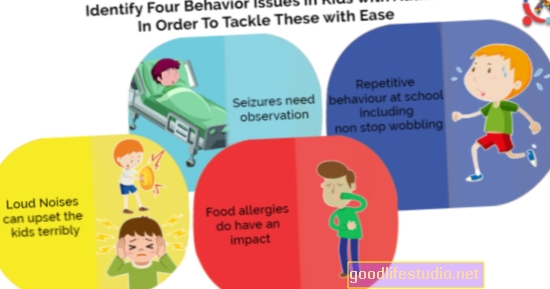 Verhaltensstörungen bei autistischen Kindern im Zusammenhang mit einer verminderten Gehirnkonnektivität