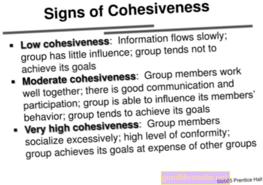 Grupos cohesivos con menos probabilidades de culpar a miembros individuales
