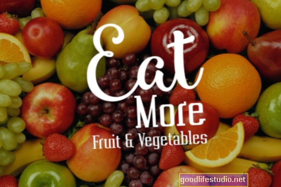 Valgyti daugiau vaisių ir daržovių, susijusių su laime