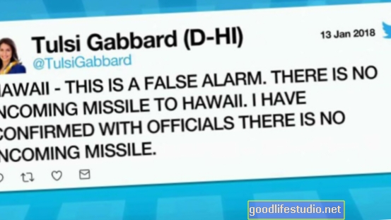 Hawaii valehäire näitab, et inimesed ei sattunud võimaliku katastroofi ees paanikasse