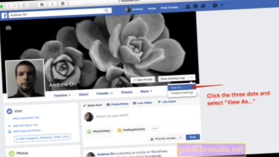 Melihat Profil Facebook Sendiri Dapat Meningkatkan Harga Diri