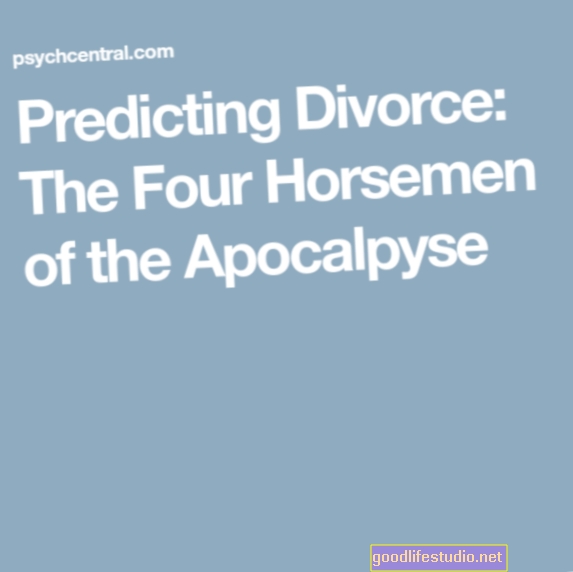 Prédire le divorce: les quatre cavaliers de l'Apocalpyse