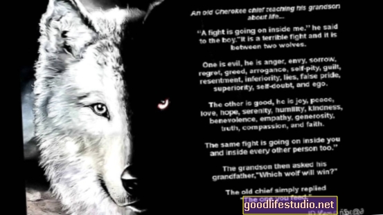 أسطورة الذئبين
